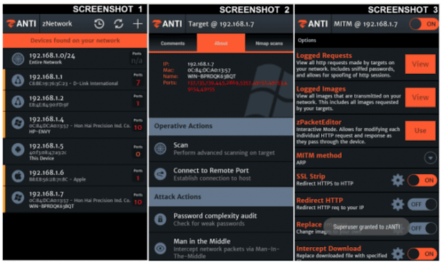 صورة لـ أفضل تطبيقات و أدوات الاختراق والقرصنة للأندرويد | zANTI-DzTechs