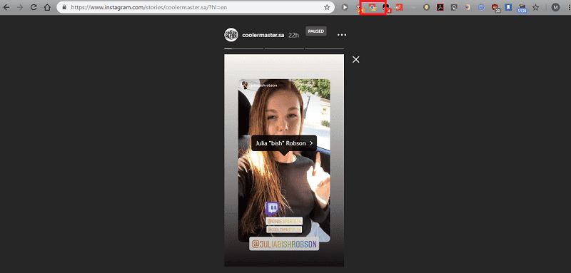 صورة لـ كيف يمكنك تحميل قصص Instagram من جهاز الكمبيوتر | Chrono-Download-Manager-Sniffer-Instagram-Stories-DzTechs
