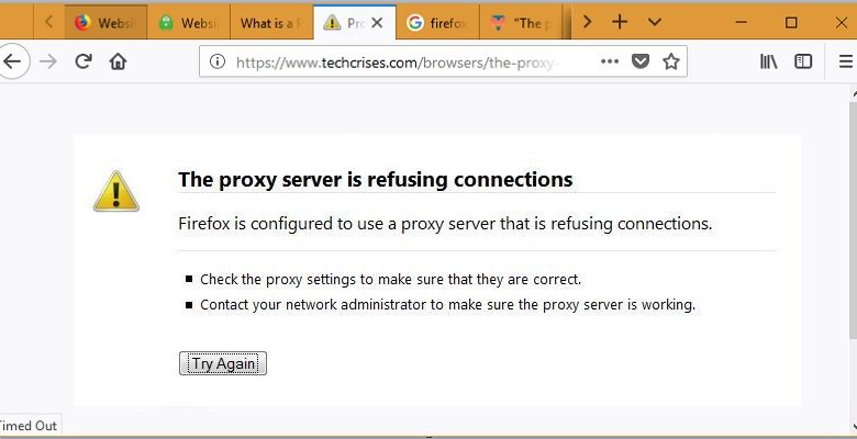 صورة لـ كيفية إصلاح خطأ رفض الخادم الوكيل الاتصال في Mozilla Firefox Quantum | Firefox-Proxy-Refusing-Connections-Featured