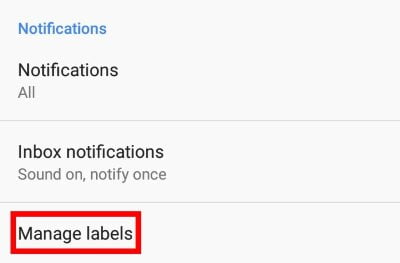 صورة لـ كيفية تخصيص إشعارات Gmail لنظام Android بطريقة رائعة | Gmail-Android-Manage-Labels-DzTechs