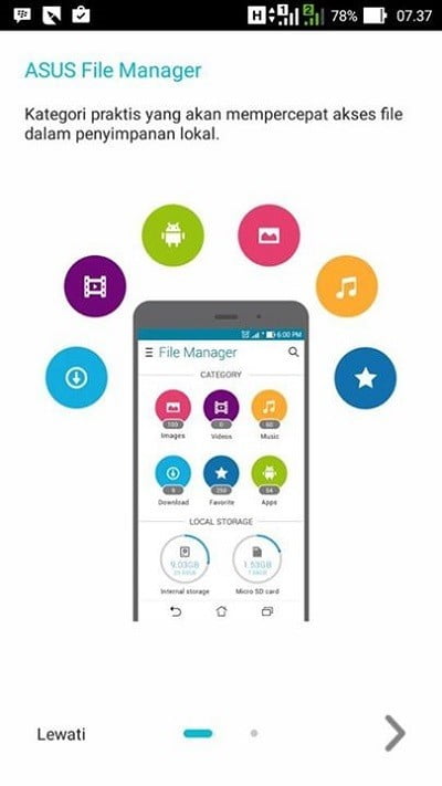 صورة لـ أفضل 5 تطبيقات مدير ملفات لجهاز Android لعام 2023 | asus-file-manager-explorer-android-DzTechs