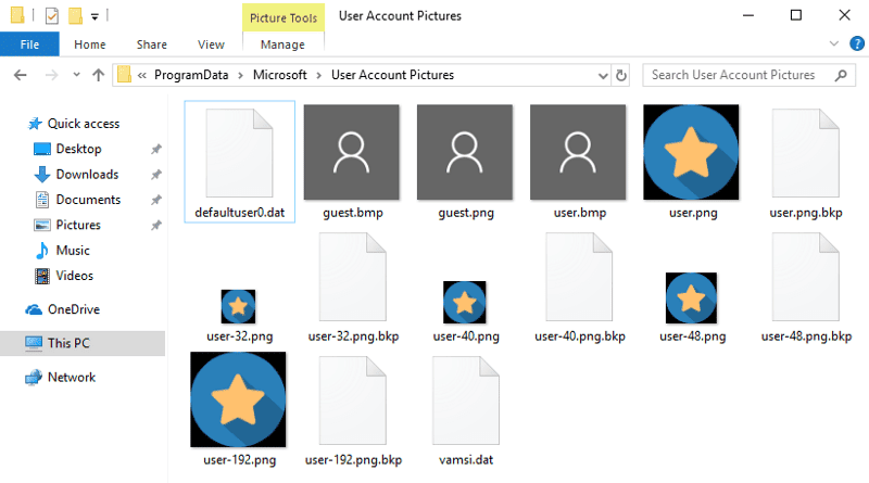 صورة لـ كيفية تغيير صورة حساب المستخدم الافتراضية في Windows 10 | change-default-icon-win10-add-new-icons-DzTechs