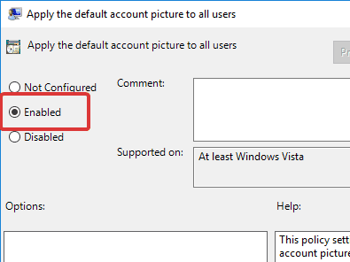 صورة لـ كيفية تغيير صورة حساب المستخدم الافتراضية في Windows 10 | change-default-icon-win10-select-enabled-DzTechs
