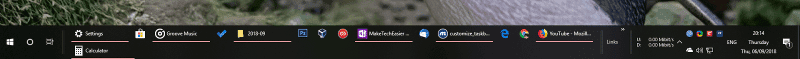 صورة لـ 7 طرق لتخصيص شريط المهام في نظام التشغيل Windows 10 | customize-taskbar-win10-taskbar-height-DzTechs
