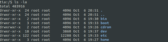 صورة لـ أوامر Linux المفيدة للمستخدم جديد | linux-commands-ls-la-DzTechs