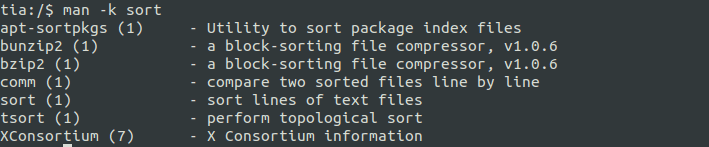 صورة لـ أوامر Linux المفيدة للمستخدم جديد | linux-commands-man-k-sort-DzTechs