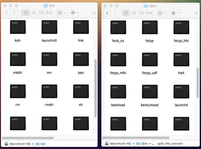صورة لـ فهم مجلدات النظام في نظام macOS | mac-system-folders-bin-sbin-folders-DzTechs