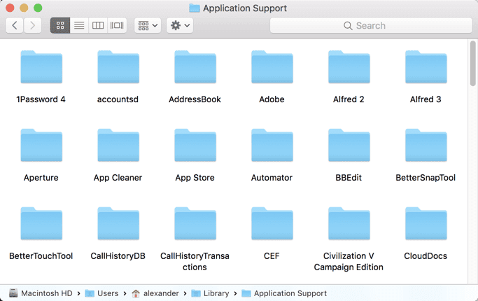 صورة لـ فهم مجلدات النظام في نظام macOS | mac-system-folders-library-application-support-folder-DzTechs