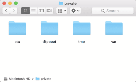 صورة لـ فهم مجلدات النظام في نظام macOS | mac-system-folders-private-folder-DzTechs