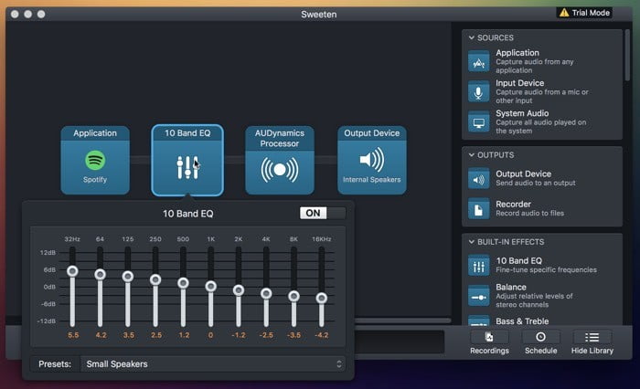 صورة لـ 3 طرق لتطبيق معادل الصوت في نظام MacOS لتحسين الموسيقى الخاصة بك | macos-equalizer-audio-hijack-effects-chain-DzTechs