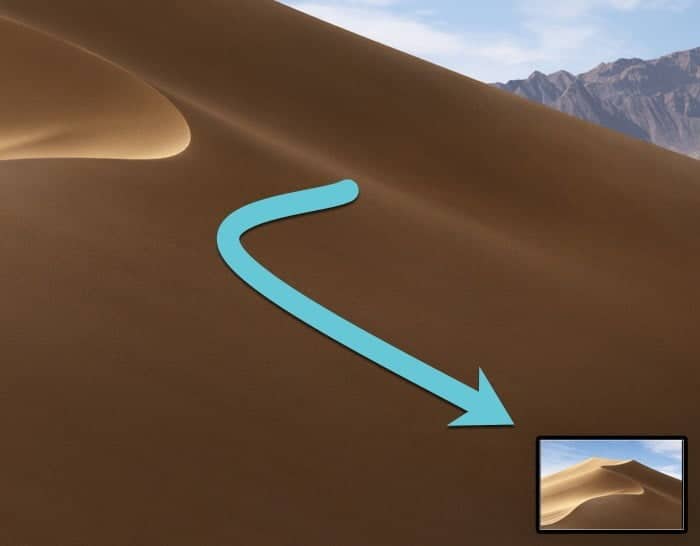 صورة لـ إتقان أدوات وخيارات Screenshots على MacOS Mojave الجديدة | mojave-screenshots-tools-floating-thumbnail-DzTechs