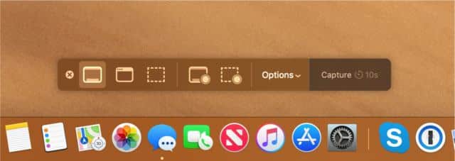 صورة لـ إتقان أدوات وخيارات Screenshots على MacOS Mojave الجديدة | mojave-screenshots-tools-macos-screenshots-bar-DzTechs