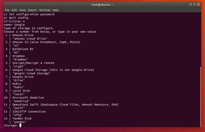 صورة لـ استخدام Rclone للمزامنة مع موفري وحدات تخزين متعددة في Linux لعملية النسخ الاحتياطي | storage-min-DzTechs