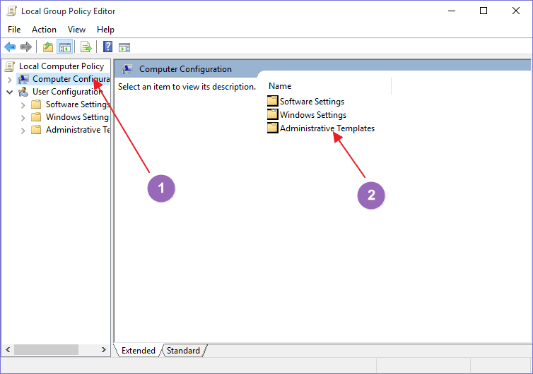 صورة لـ 3 طرق لإيقاف تحديثات Windows 10 الإجبارية | windows-10-group-policy-1-1-DzTechs