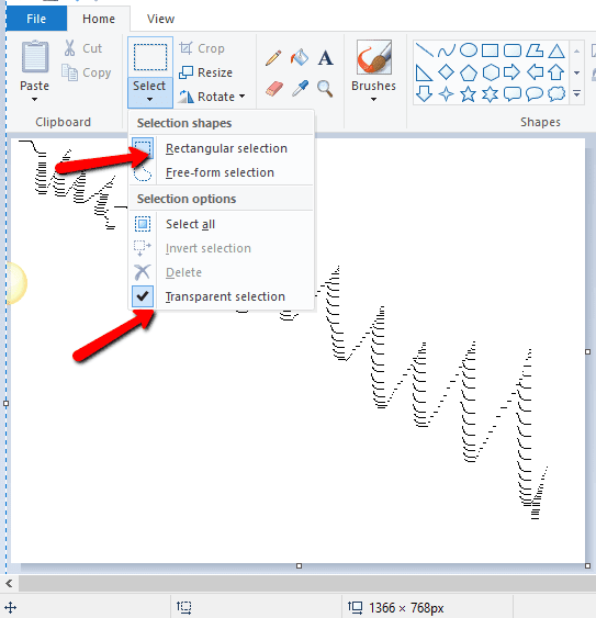 صورة لـ 5 أشياء رائعة لا تعرفها أبداً يمكنك القيام بها باستخدام برنامج Microsoft Paint | windows-mnbrush-DzTechs