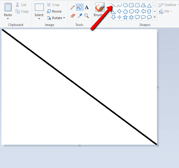 صورة لـ 5 أشياء رائعة لا تعرفها أبداً يمكنك القيام بها باستخدام برنامج Microsoft Paint | windows-mspaintline-DzTechs