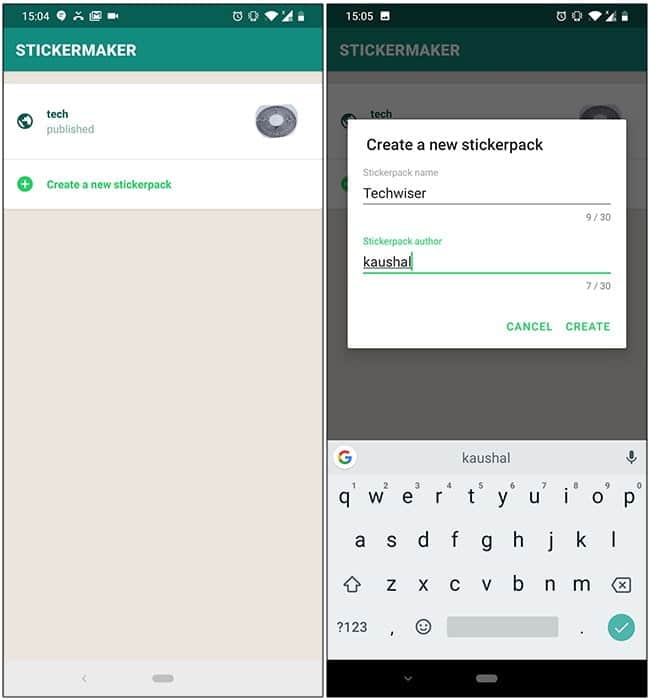 صورة لـ كيف إنشاء الملصقات المخصصة الخاصة بك على الـ WhatsApp (Android) | 2-1-DzTechs
