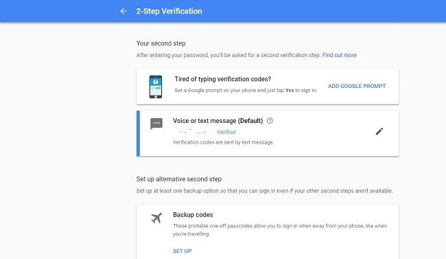 صورة لـ كيفية إزالة رقم هاتفك من حساب Google الخاص بك | 2-step-verification-Back-up-codes-DzTechs