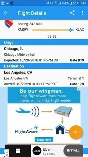 صورة لـ رصد الرحلات الجوية مع 5 من أفضل التطبيقات المجانية لنظام Android | Air-Info-DzTechs