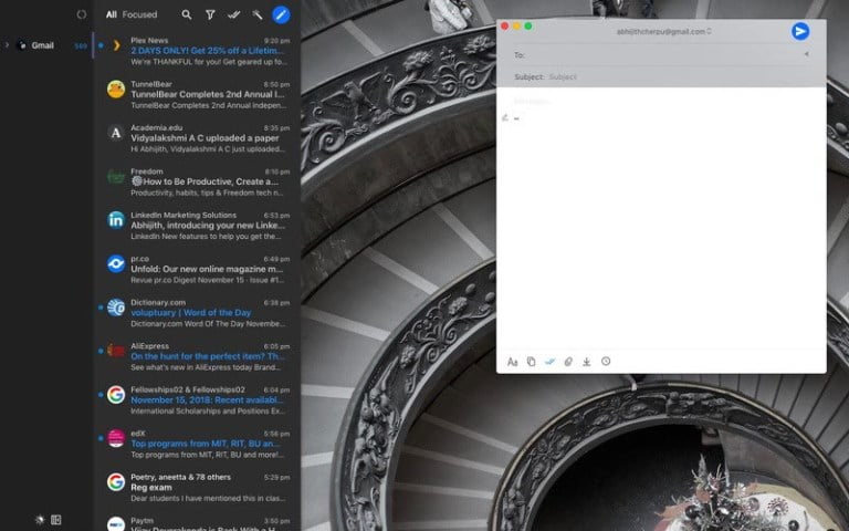 صورة لـ أفضل عملاء البريد الإلكتروني على الـ Mac (2023) | Canary-Mail-2-DzTechs