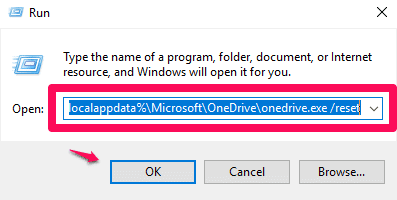 صورة لـ كيفية استعادة رمز OneDrive المفقود على شريط المهام في Windows 10 | OneDrive-Taskbar-reset-DzTechs