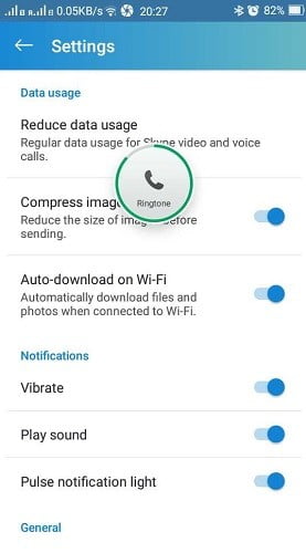 صورة لـ دليل استكشاف الأخطاء وإصلاحها لمحادثات Skype | Skype-Call-Android-Volume-Settings-DzTechs