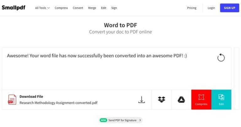 صورة لـ أفضل الطرق لتحويل ملف Word إلى PDF على نظام macOS | Smallpdf-DzTechs