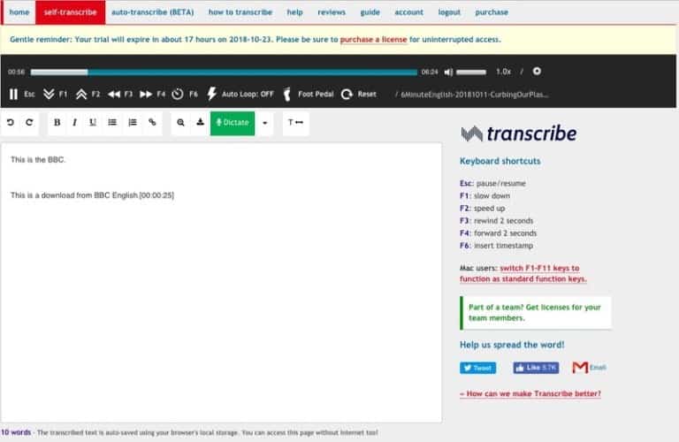 صورة لـ أفضل برامج النسخ من التسجيلات الصوتية لنظام التشغيل Mac | Transcribe-DzTechs