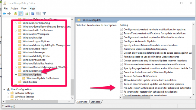 صورة لـ فهم وتعطيل USOclient.exe في نظام التشغيل Windows 10 | Windows10-usoclient-editor-e1541613594177-DzTechs