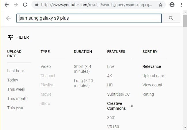 صورة لـ كيفية تحسين تسجيل فيديو للشاشة على جهاز Windows | YouTube-Search-Creative-Commons-Videos-DzTechs