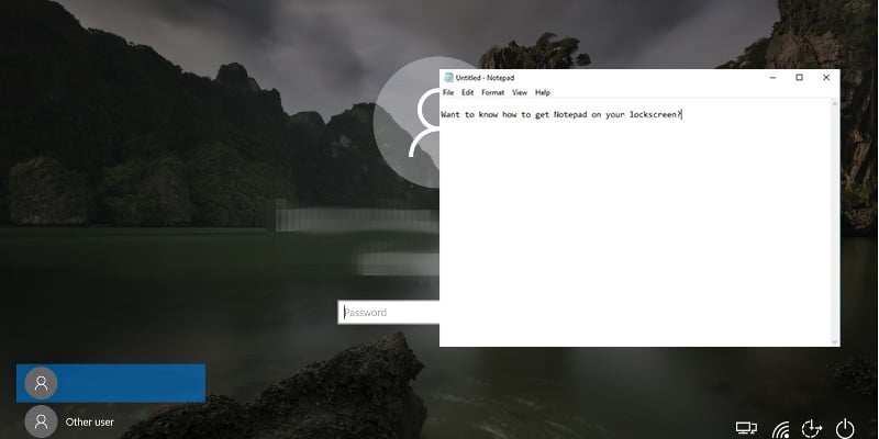 صورة لـ كيفية الوصول إلى التطبيقات من خلال شاشة القفل في Windows 10 | access-apps-windows-login-lock-screen-header-DzTechs