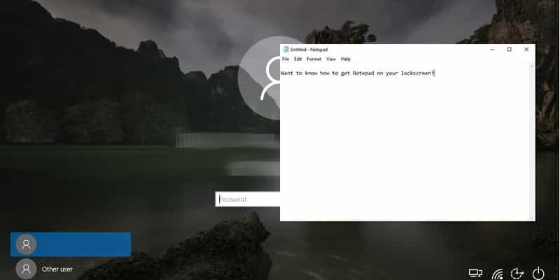 صورة لـ كيفية الوصول إلى التطبيقات من خلال شاشة القفل في Windows 10 | access-apps-windows-login-lock-screen-header