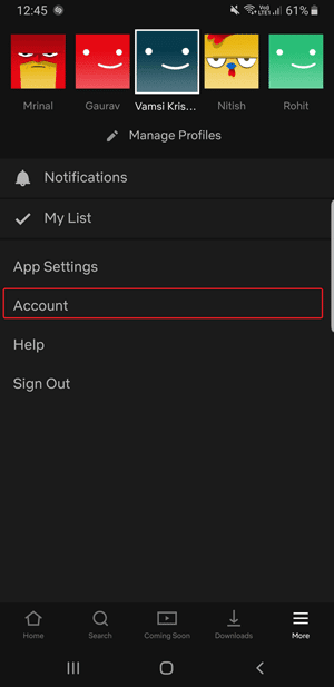 صورة لـ إصلاح خطأ Netflix: لقد قمت بالتحميل على العديد من الأجهزة | account-Android-DzTechs