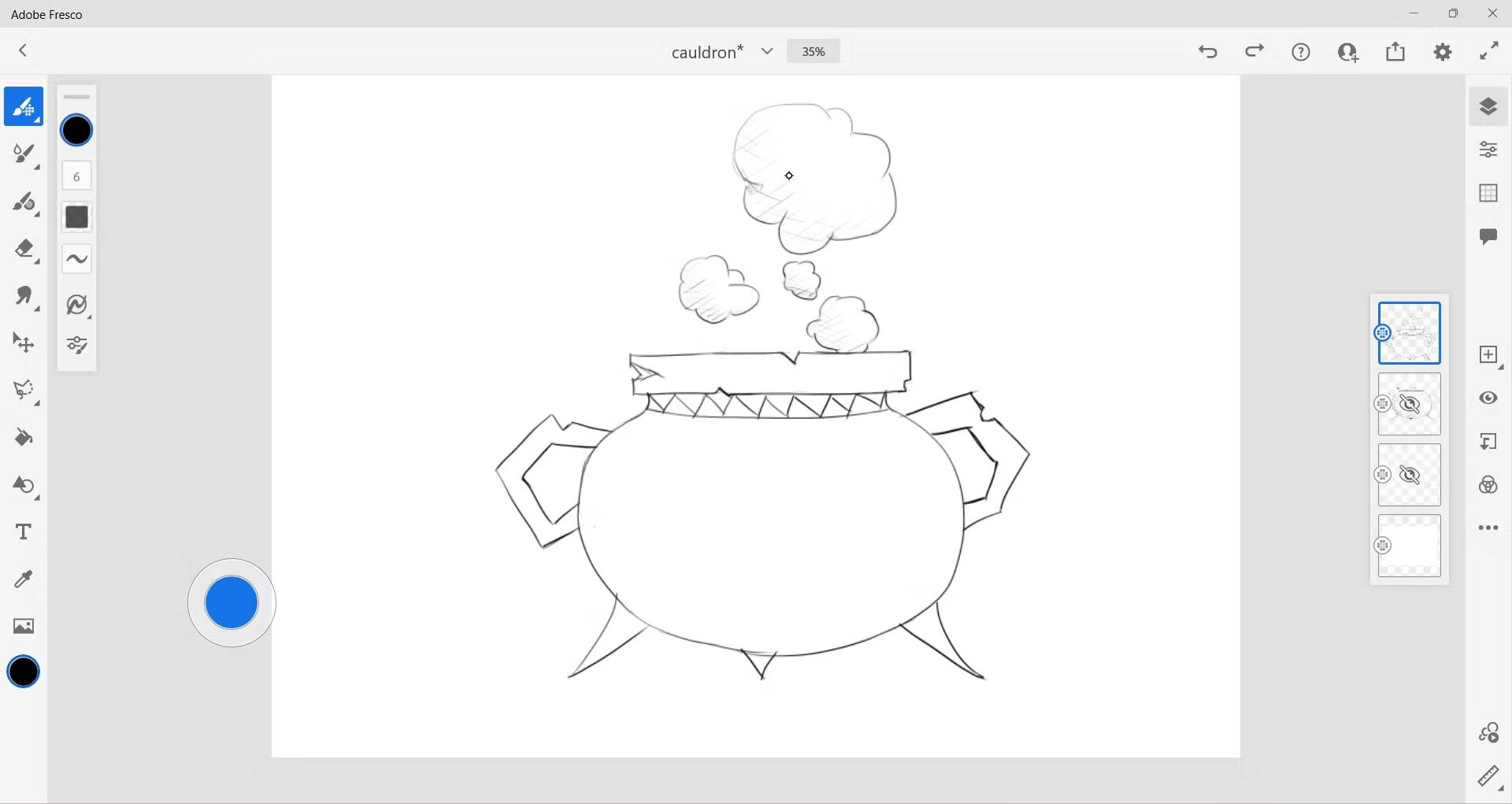 صورة لـ أفضل بدائل تطبيق Procreate المُتاحة لـ Android و Windows لإنشاء رسومات فنية | adobe-fresco-windows