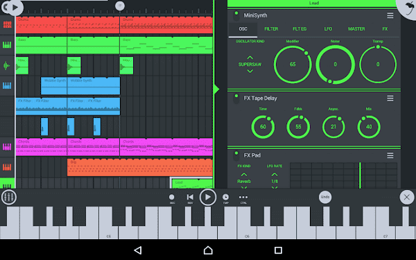 صورة لـ أفضل 10 تطبيقات لتأليف الموسيقى والأغاني لـ Android و iOS | android-music-omposer-fl-studio-mobile-DzTechs