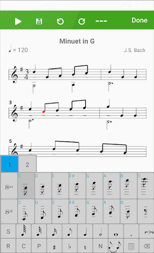 صورة لـ أفضل 10 تطبيقات لتأليف الموسيقى والأغاني لـ Android و iOS | android-music-omposer-score-creator-DzTechs