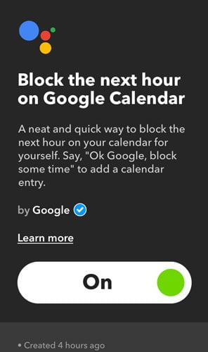 صورة لـ أفضل وصفات IFTTT لـ Google Home يجب أن تجربها في عام 2023 | block-next-hour-DzTechs