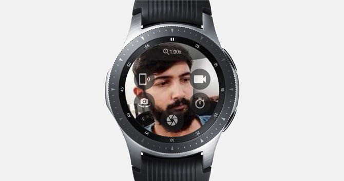 صورة لـ أفضل تطبيقات Galaxy Watch و Active 2 (لسنة 2023) | camera-control-DzTechs