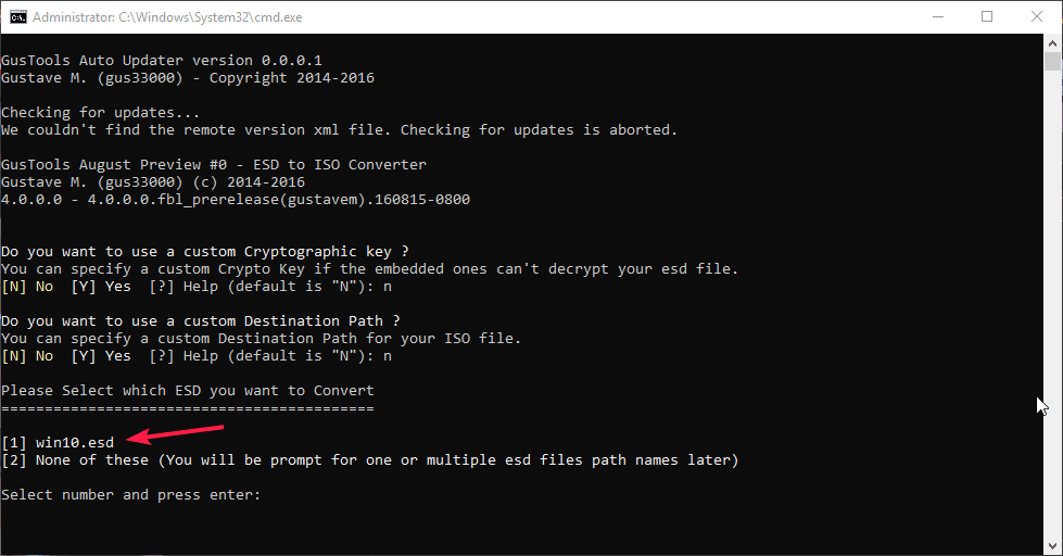 صورة لـ كيفية تحويل ملفات ESD إلى ISO في نظام التشغيل Windows 10 | convert-esd-to-iso-select-the-esd-file-DzTechs