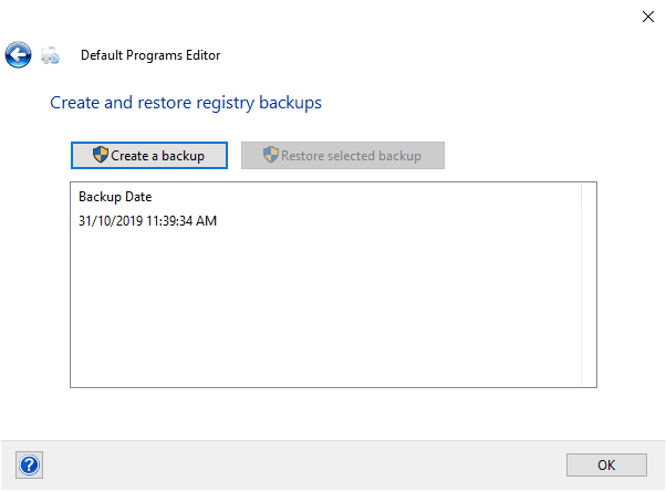 صورة لـ كيفية تغيير وإعادة تعيين واستبدال اقترانات الملفات في نظام التشغيل Windows 10 | default-programs-editor-min