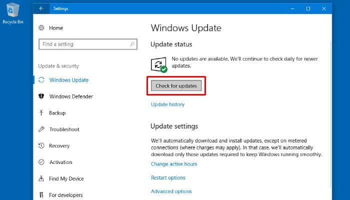 صورة لـ كيفية إصلاح خطأ ملف .dll مفقود في نظام Windows | dll-windows10-update-DzTechs