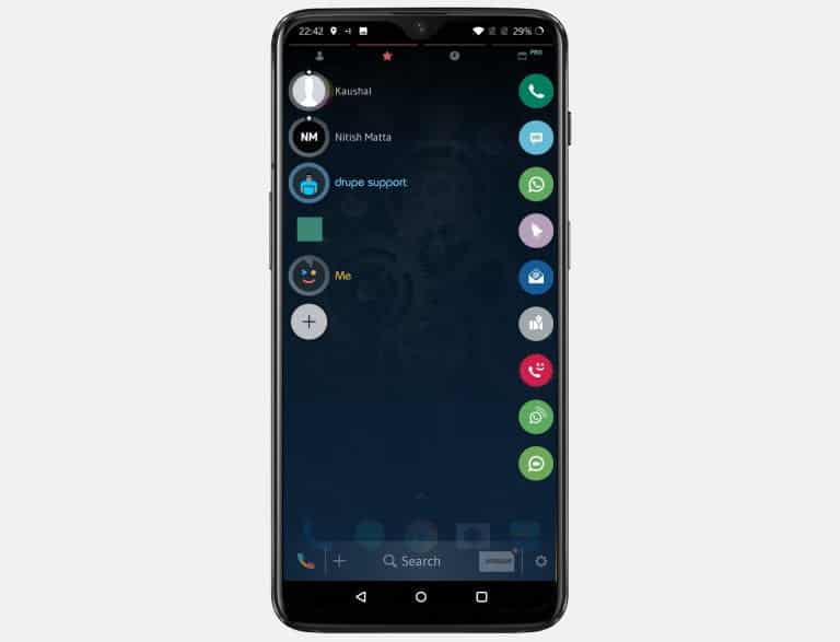 صورة لـ أفضل 8 تطبيقات لإدارة جهات الاتصال لنظام Android | drupe-1-DzTechs