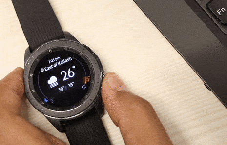 صورة لـ كيف تأخذ لقطات الشاشة على Samsung Galaxy Watch و Gear S3 | ezgif.com-crop-DzTechs