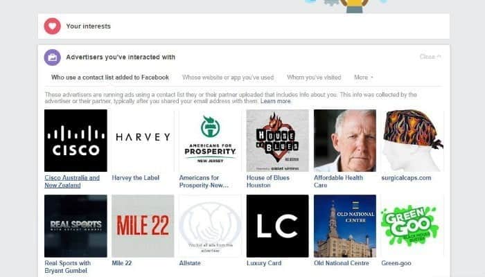 صورة لـ كيفية تحديد المعلنين الذين لديهم معلوماتك على Facebook | facebook-data-advertisers-DzTechs