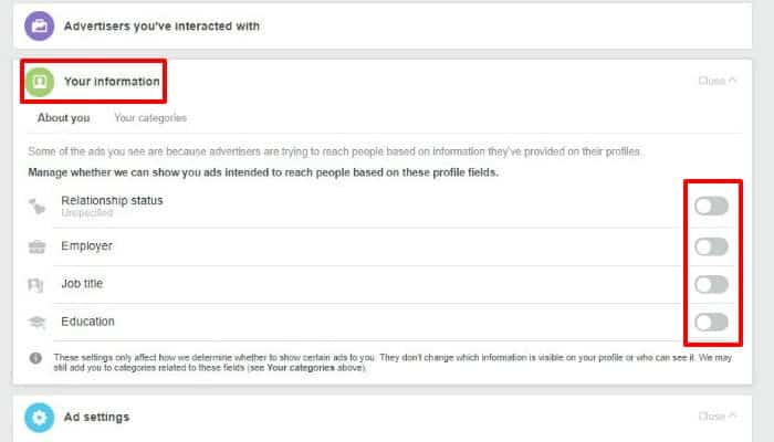 صورة لـ كيفية تحديد المعلنين الذين لديهم معلوماتك على Facebook | facebook-data-yourinfo-DzTechs