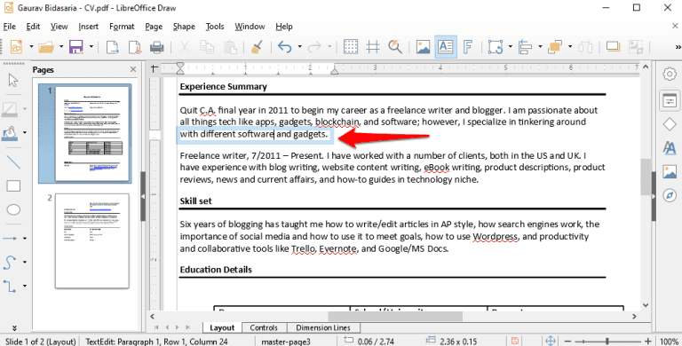 صورة لـ تحرير ملفات PDF مجانا بدون علامات مائية لجميع المنصات | free-PDF-editor-without-watermark-12-DzTechs