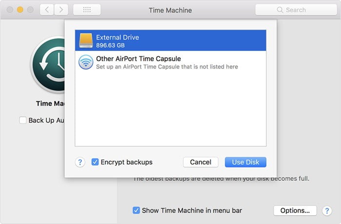 صورة لـ كيفية إعداد Time Machine لاستخدام محركات أقراص متعددة للنسخ الاحتياطي في Mac | multiple-drives-with-time-maching-select-disk-list-2-DzTechs