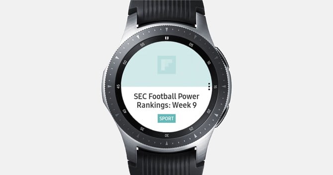 صورة لـ أفضل تطبيقات Galaxy Watch و Active 2 (لسنة 2023) | news-briefing-DzTechs