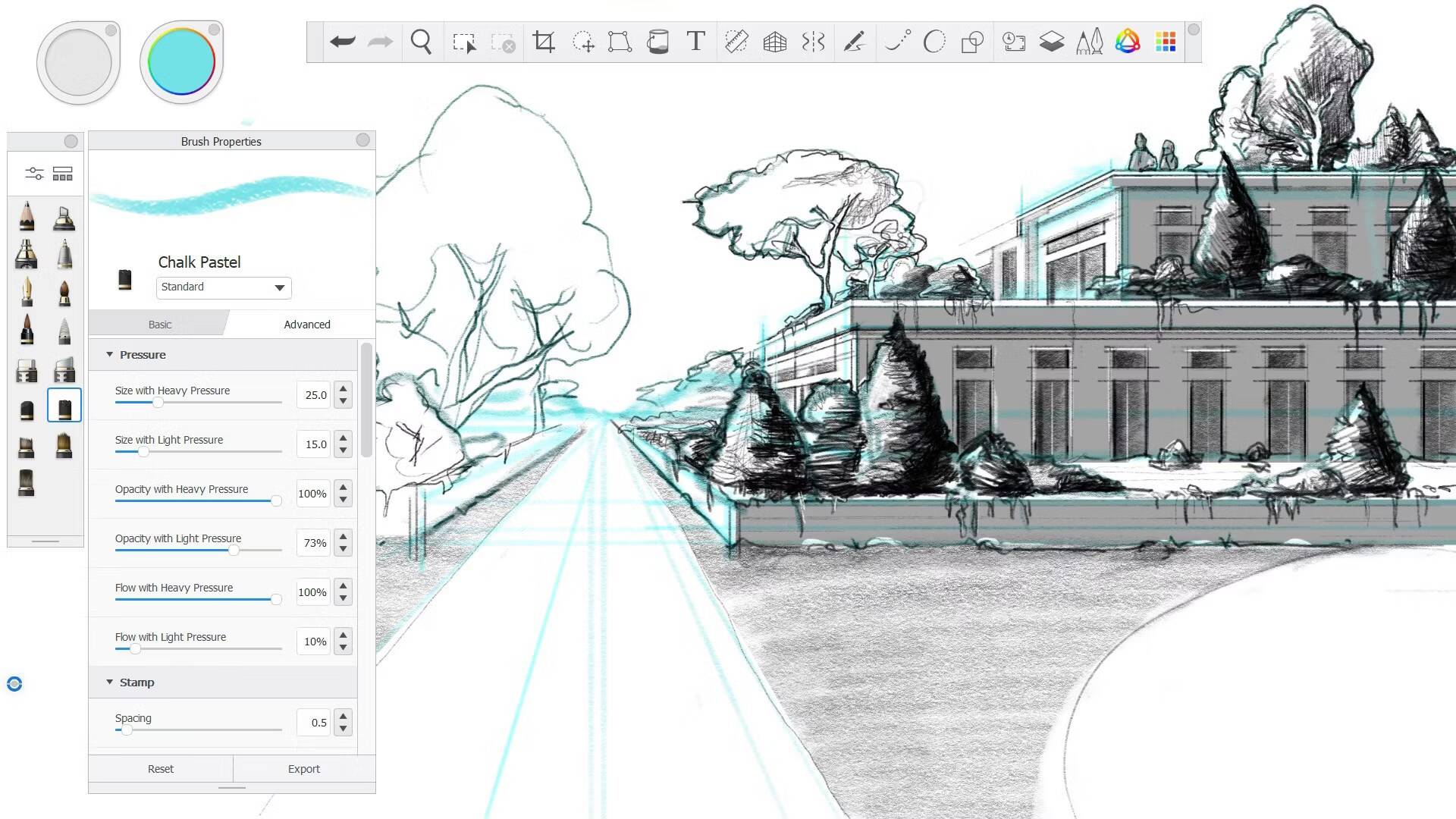صورة لـ أفضل بدائل تطبيق Procreate المُتاحة لـ Android و Windows لإنشاء رسومات فنية | sketchbook-pro-sketch