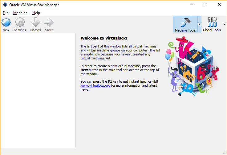 صورة لـ كيفية تمهيد نظام التشغيل من محرك أقراص USB في VirtualBox | virtualbox-main-window-DzTechs